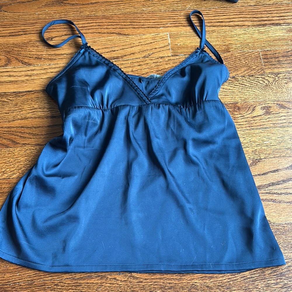 Brandy Melville Blue Bustier Camisole Top